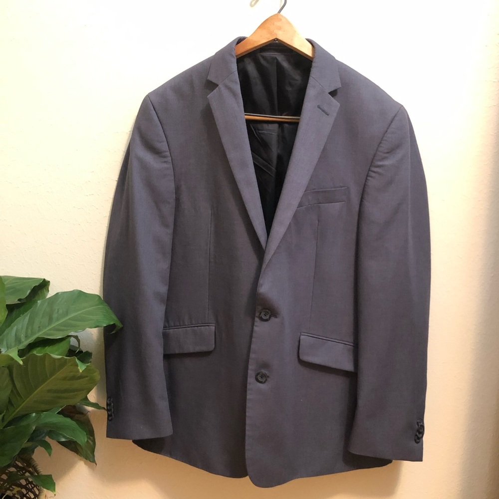 Kenneth Cole Reaction Gray Sports Coat Blazer
